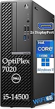 [59% off] Dell Desktop Computer OptiPlex 7020 SFF, 7000 Small Dekstops PC, 32GB DDR5 RAM, 1TB PCIe SSD, 14th Gen Intel 14-Core i5-14500, WiFi 6E, BT, 2 DisplayPort+HDMI+Type-C, Windows 11 Pro