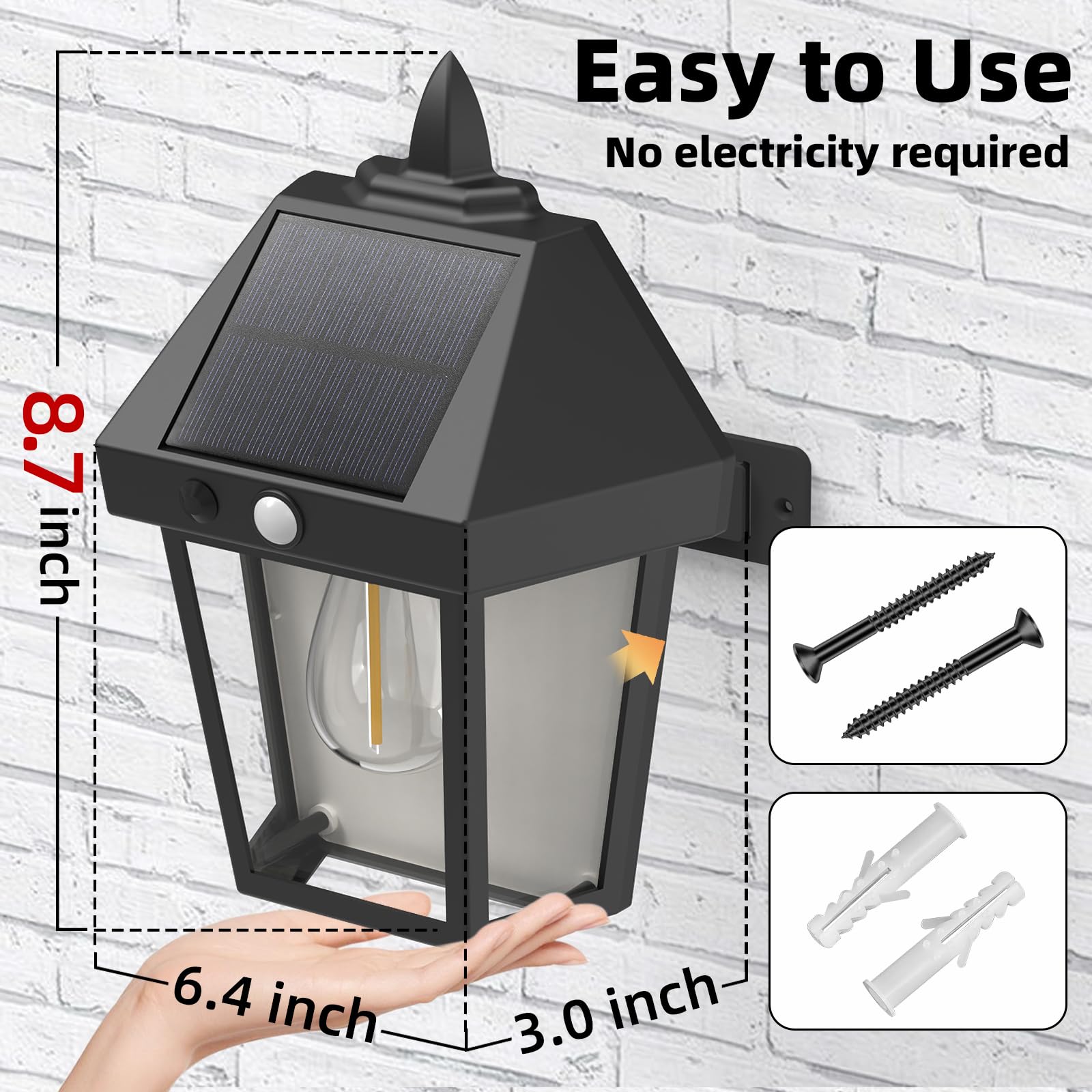 Motion Sensor Solar Lights - Outdoor Security & Illumination -7