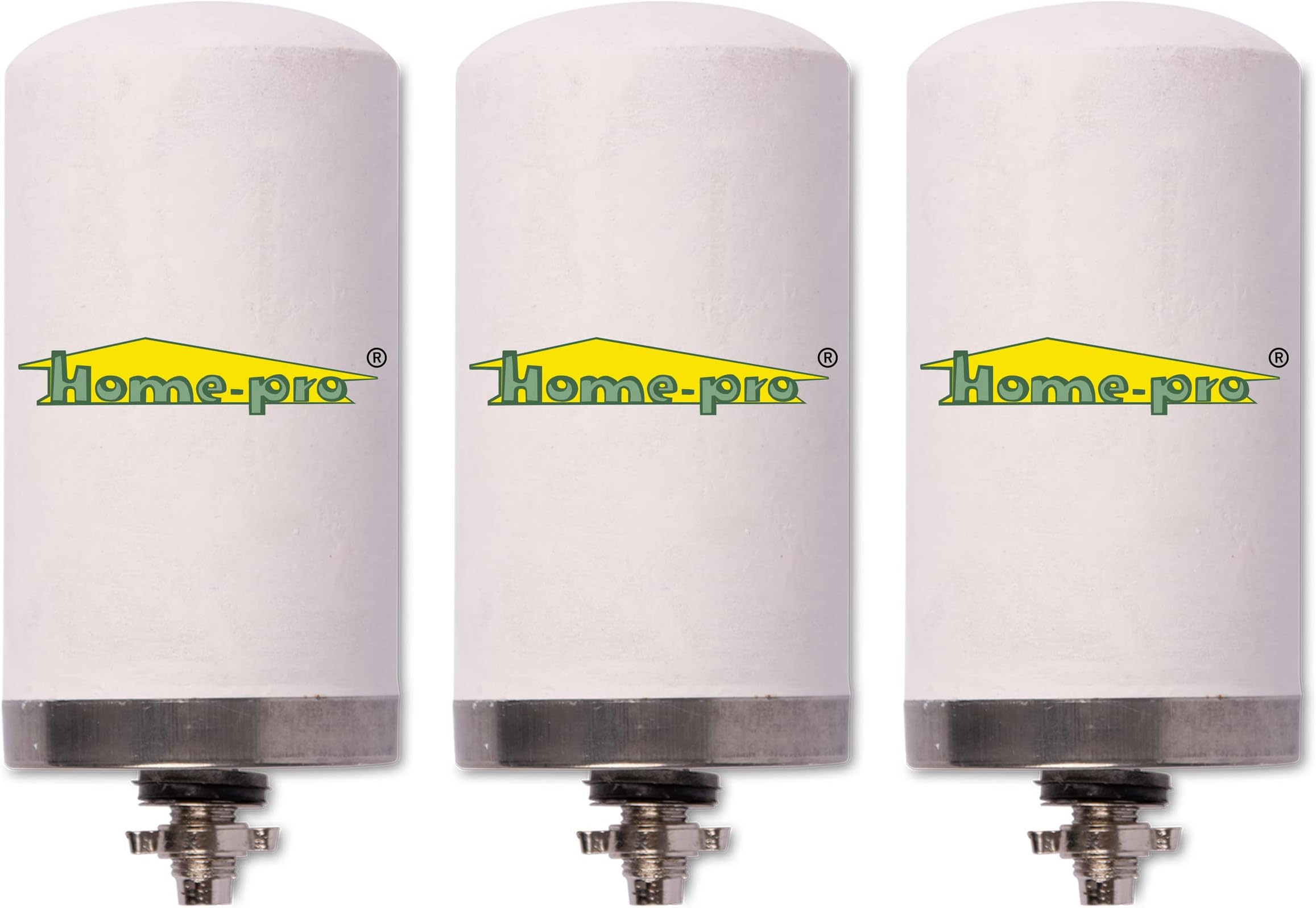 Home-Pro - Ceramic Candle Water Filter for Clean and Safe Drinking Water - Long-Lasting - Pack of 3
