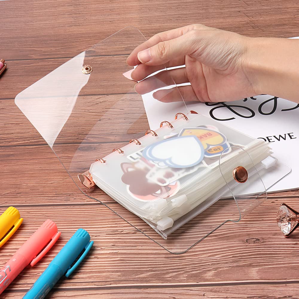 バインダーカバー　A6 水色　リボン バインダーカバー A6 水色 リボン バインダー付き