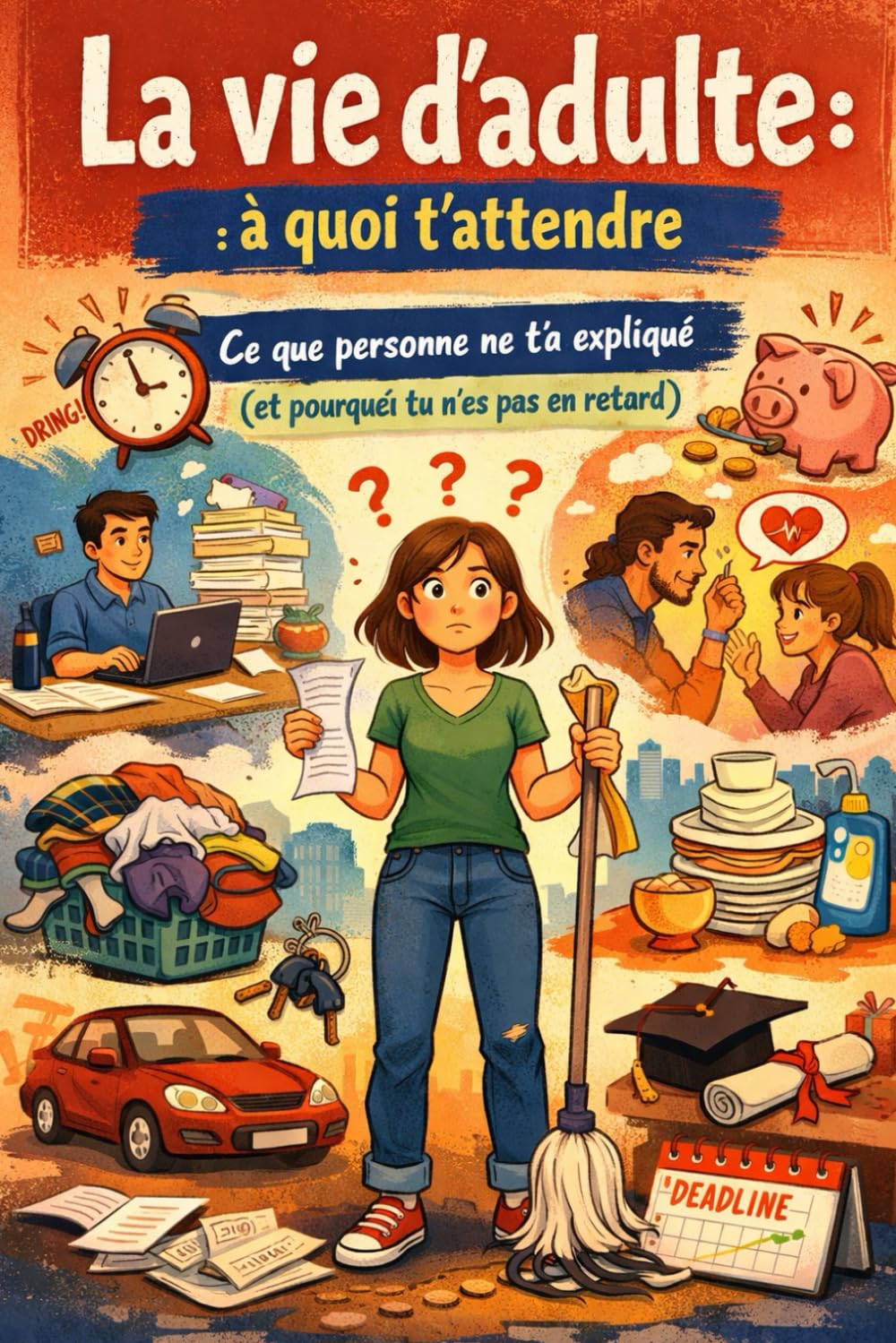 La vie d’adulte : guide pratique pour réussir sa vie adulte: Conseils rassurants pour gérer le quotidien, le stress, la confiance en soi et construire une vie équilibrée