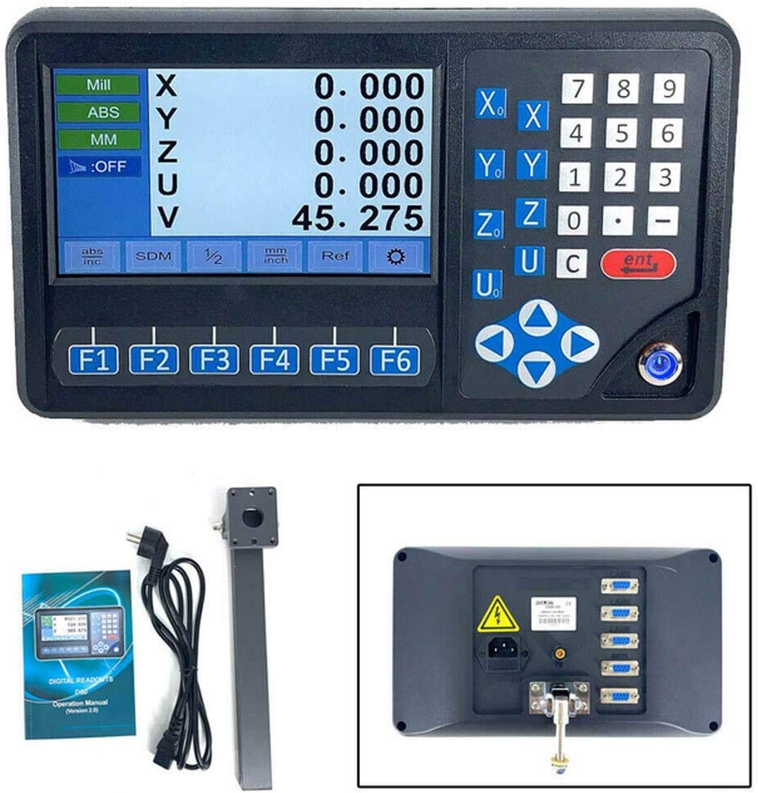 Buy 3 Axis Digital Readout DRO LCD Display RPM MutiFunction for Linear