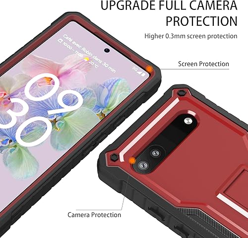 Miniatura 7 de DUOPAL Funda para Google Pixel 6 Pro, protección de grado militar a prueba de golpes, soporte integrado compatible con Google 6 Pro Phone de 6.71