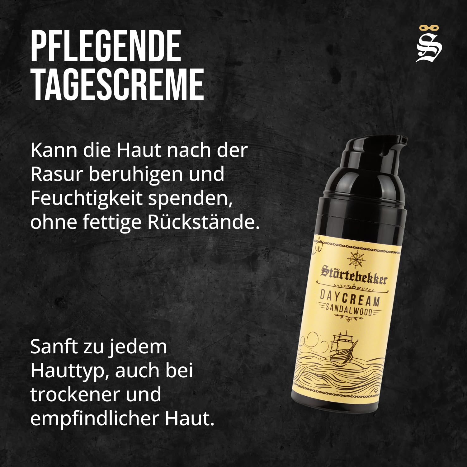Störtebekker® Premium Dusch Routine Set - Festes Shampoo Citrus (x3), Sisalsäckchen, Seifendose + Tagescreme - Shampoo Bar Set für Haare, Kopfhaut & Bart - Handgefertigt in Seifenmanufaktur