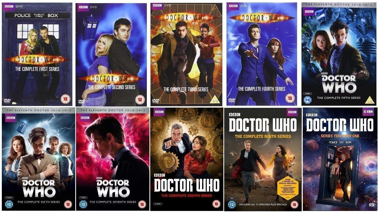 Doctor Who DVD - Complete Collection, DVD (Seasons 1-10, Bundle)