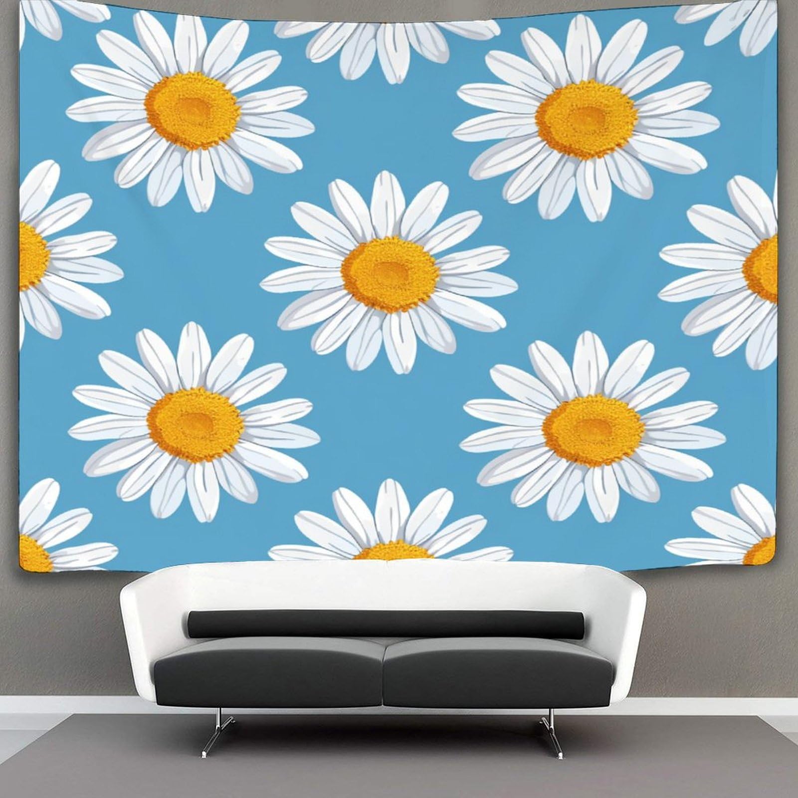 NQHXLRUDC 3D Chrysanthemum Printed Wall Blanket Home Decoration Bedding Poster Wall Art Tapestry Tapestries Wall Hanging Soft Polyester for Bedroom Living Room Dorm Home Decorations 130cmx150cm