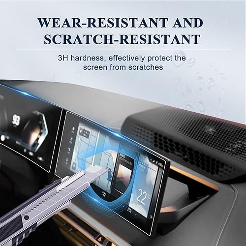 Miniatura 2 de BIBIBO Protector de pantalla para BMW X5 i4 X7 2023 2024 para BMW X5 iX i4 i7 X6 X7 iDrive 8 14.9 pulgadas Infotainment Protector de pantalla a