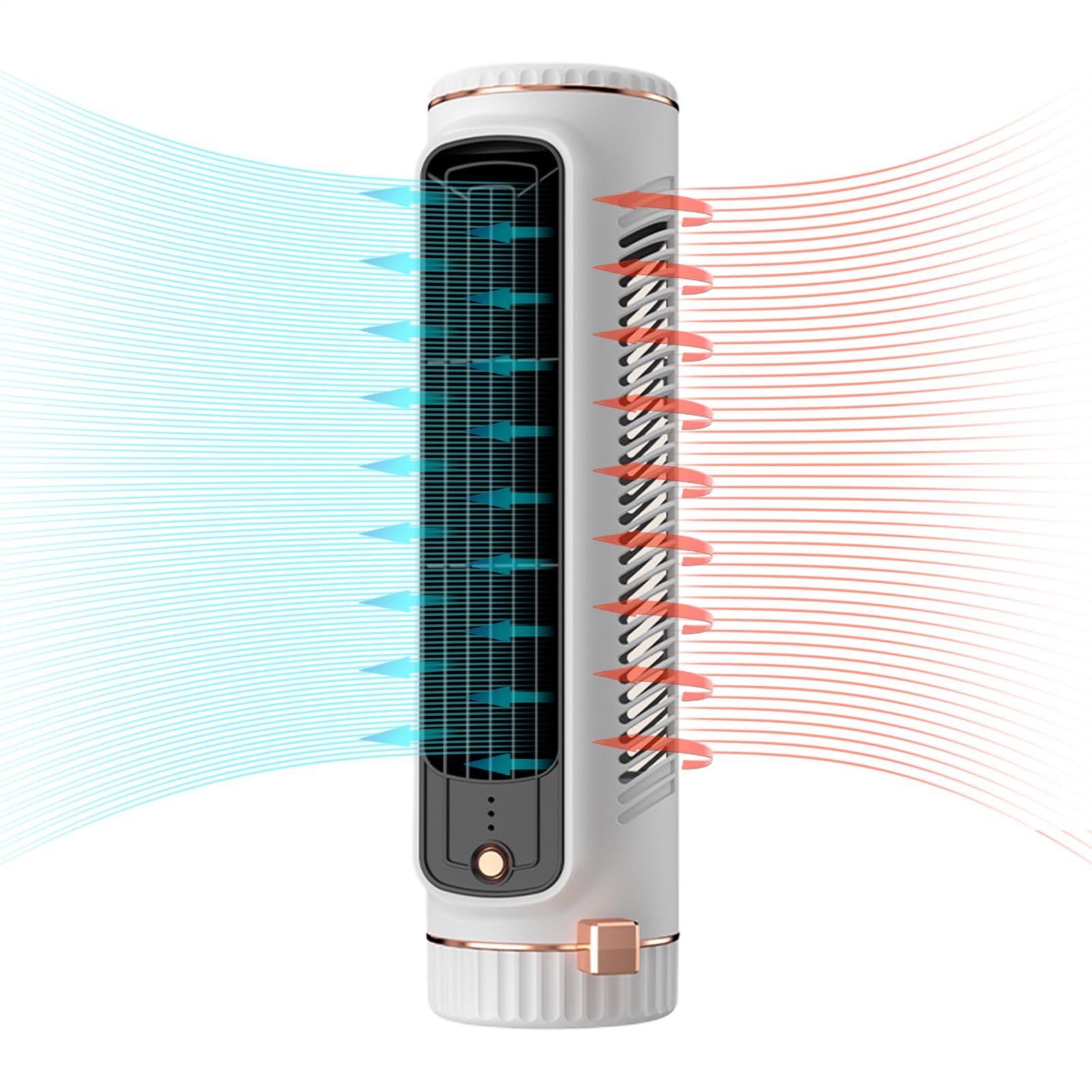 Raffreddatore d'aria portatile – Unità di condizionamento d'aria compatta | Ventilatore da scrivania silenzioso | Raffreddamento evaporativo, ventola di raffreddamento ideale per casa, ufficio e
