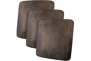 Leather Look Sofa Cushion Covers with Zipper