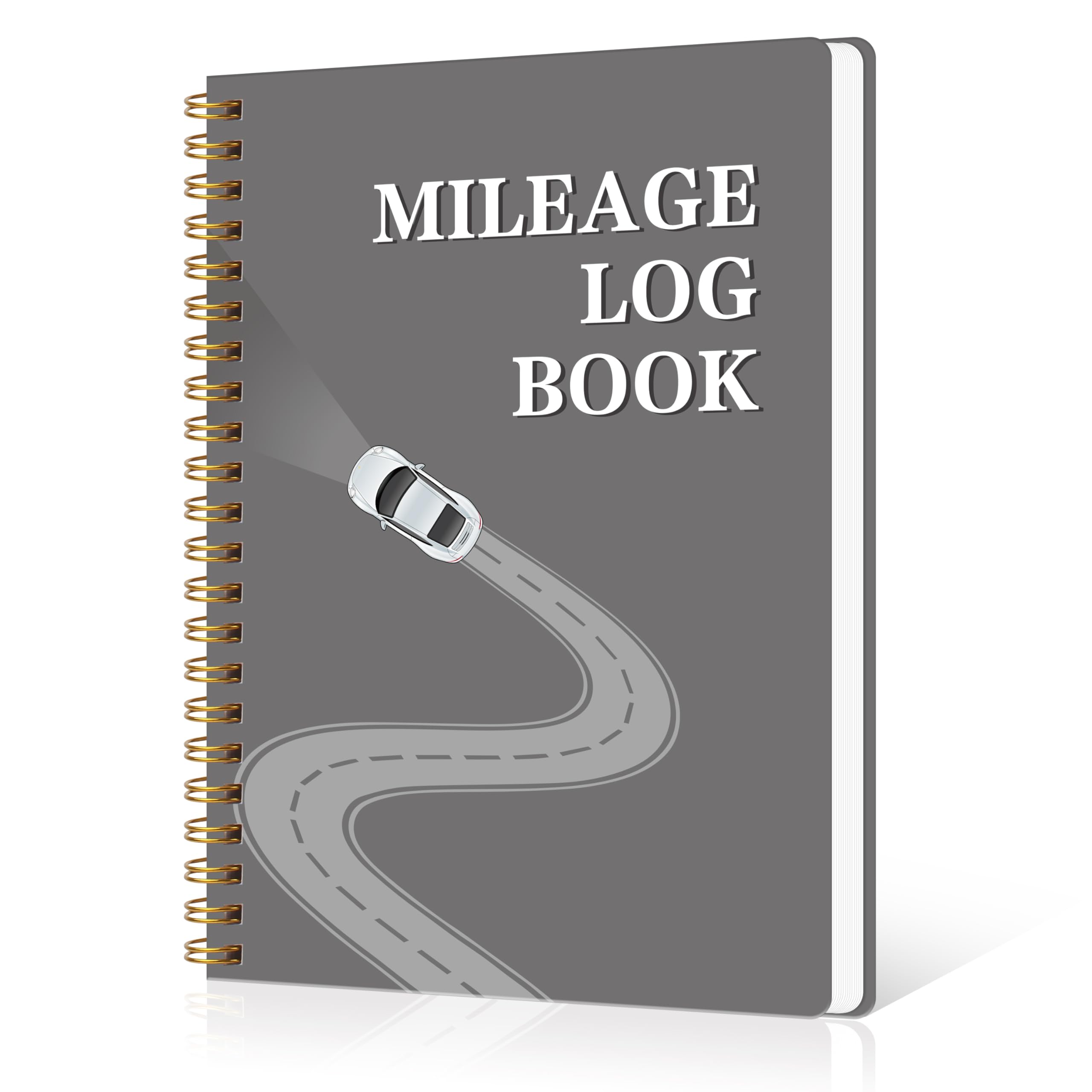 Auto Mileage Log Book for Personal or Business, Vehicle Maintenance Log Book for Car, Miles Log Books for Taxes, Car Mileage Log for Expense Rocord Notebook, 5.9"x 8.6"