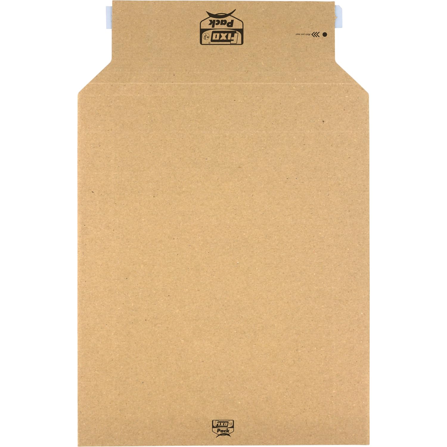 Fixo Packung mit 30 Versandtaschen aus festem Karton mit Faltenbalg, 321 x 382 mm, Mindestmaße: 250 x 312 mm, Faltenbalg 70 mm, selbstklebender Verschluss, Faltenbalg 70 mm, perfekt für die