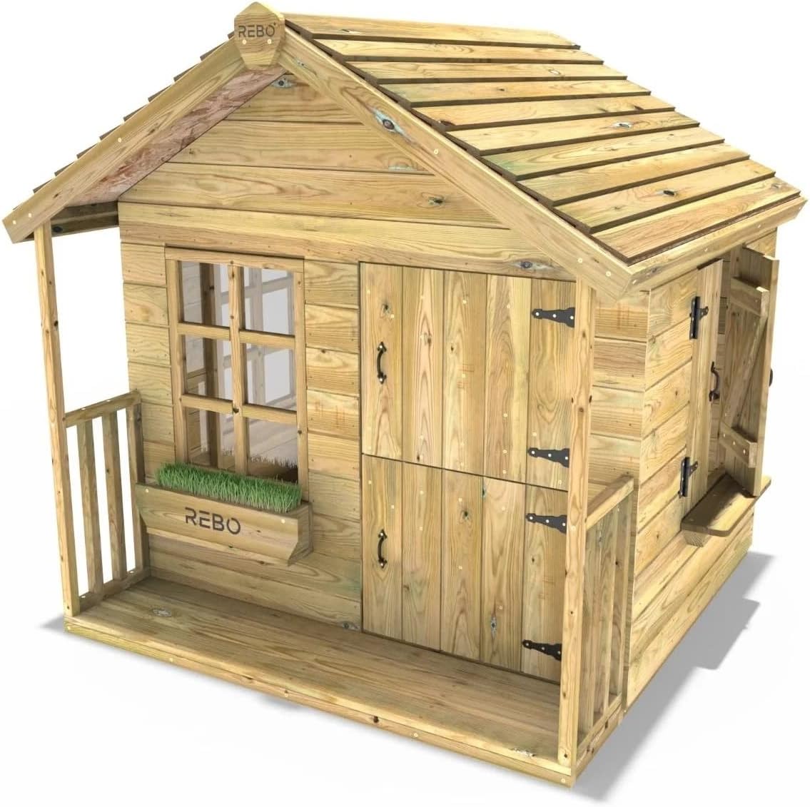 Rebo® 5FT x 5FT Children's Wooden Garden Playhouse Puffin