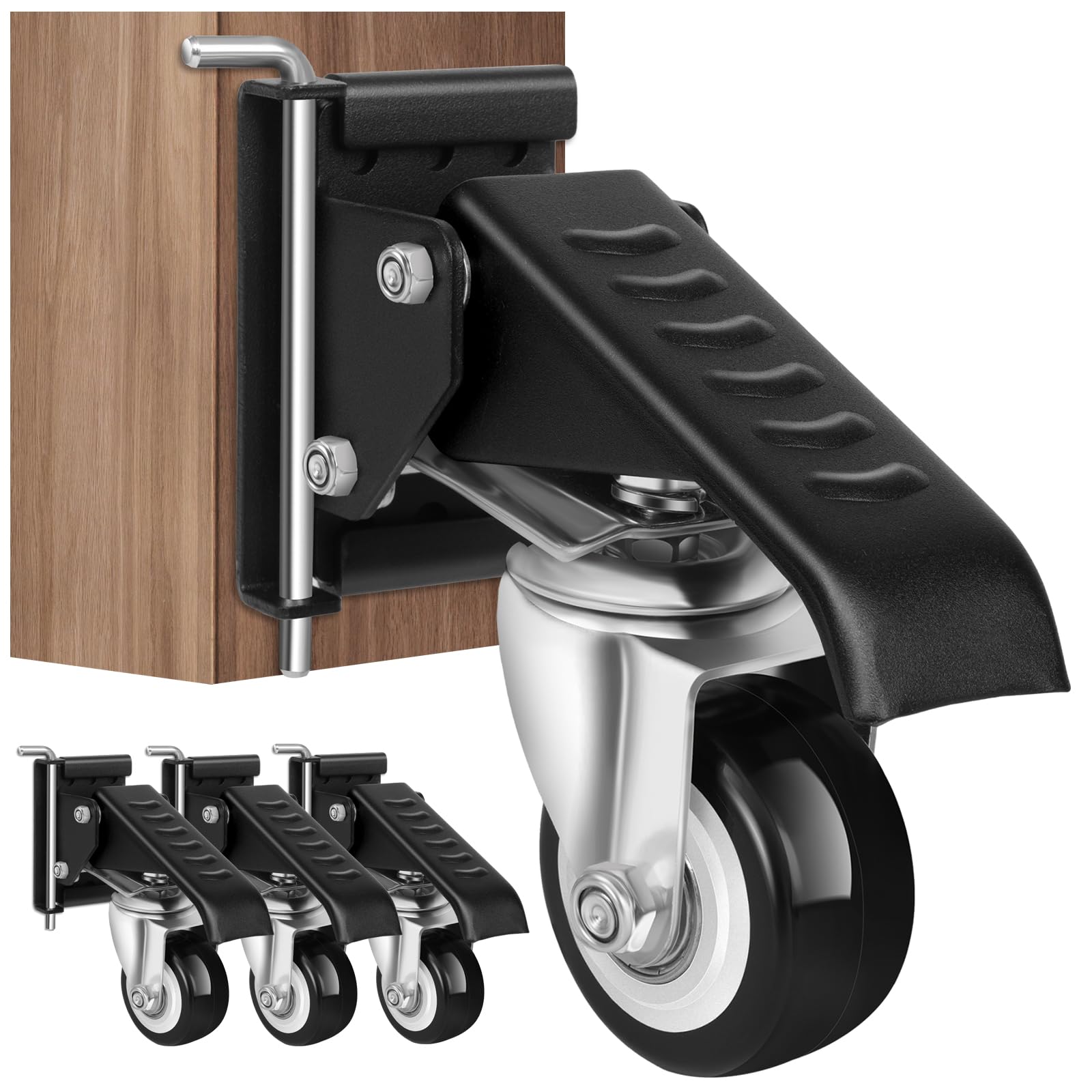 SPACECARE Workbench Casters - Heavy Duty & Quick Release -9
