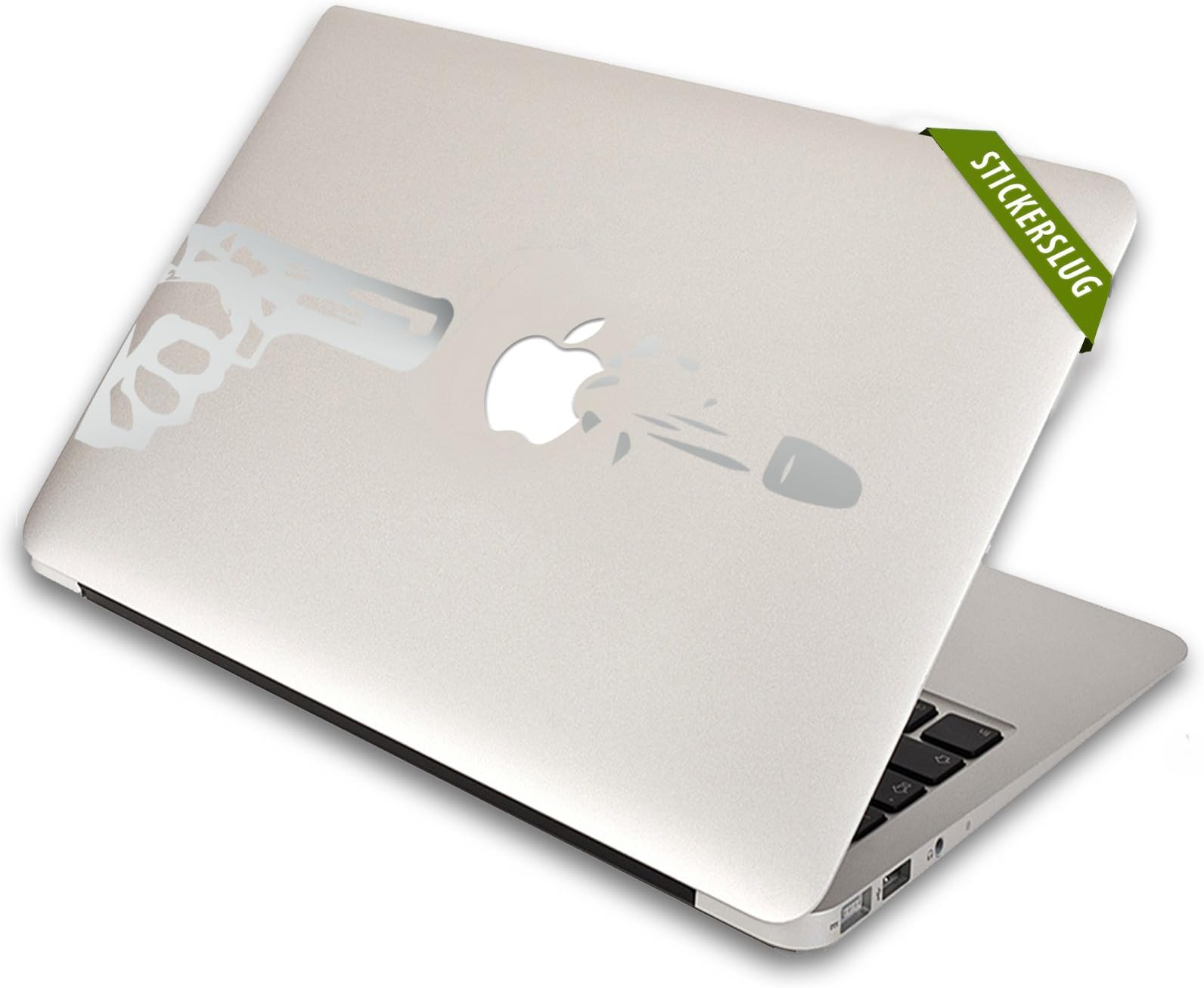 Bullet Shooting Through Decal for Apple MacBook Air Pro