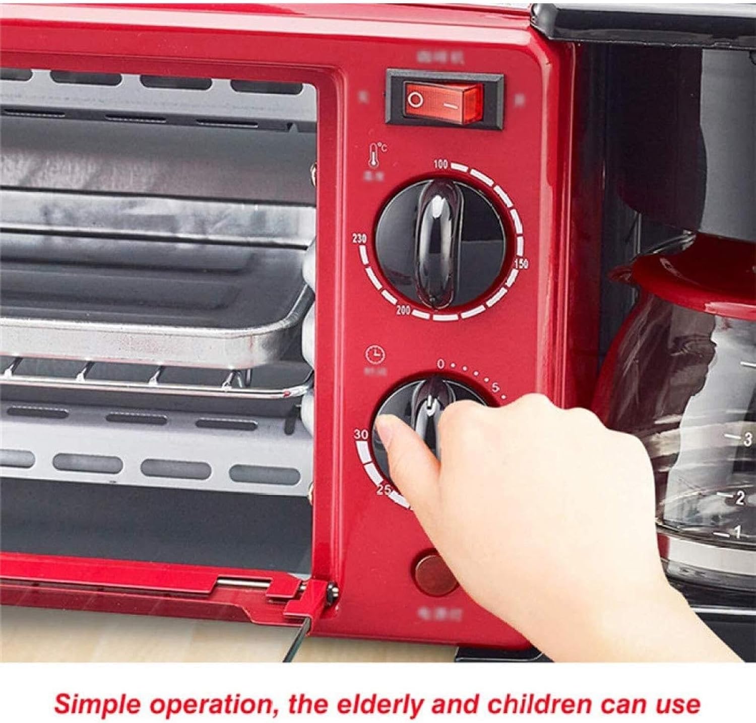 3in1 Breakfast Machine, Bread Breakfast Machine, Multifunction Home Breakfast Machine,Oven Bread Baking Machine