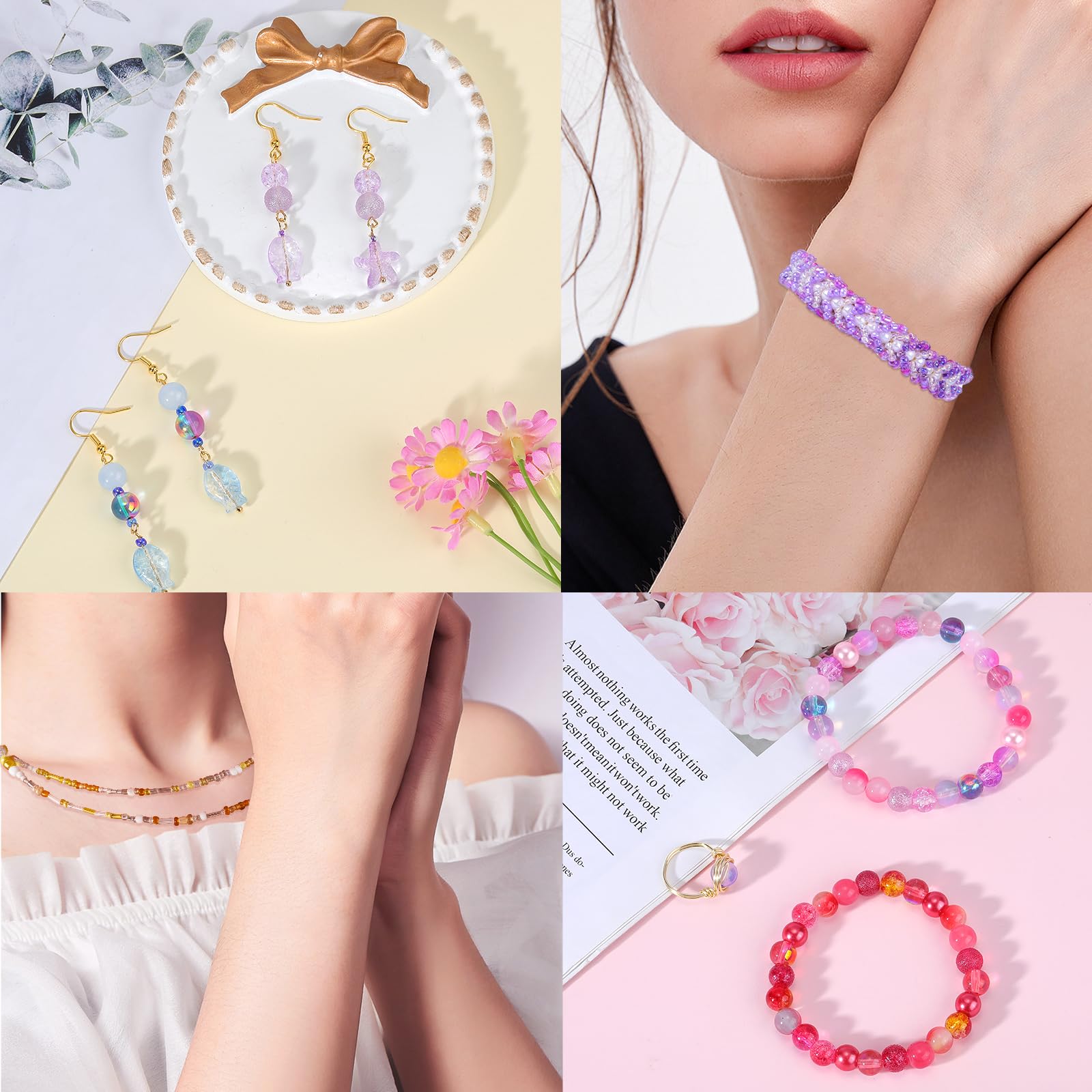 Perles Rondes Et Plates En Verre De Couleur Unie, 5mm, Pour La Fabrication De Bijoux, Collier, Bracelet, Roue, Matériaux De Bricolage, Accessoires, Vente En Gros  36