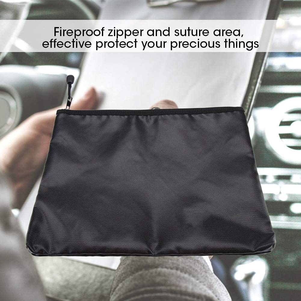 3 Stück Dokumententaschen, Aktentaschen, feuerfeste Geldtaschen, wasserdichte Reisepasstaschen, Laptop-Aufbewahrungstaschen, Dokumenten-Organizer-Tasche