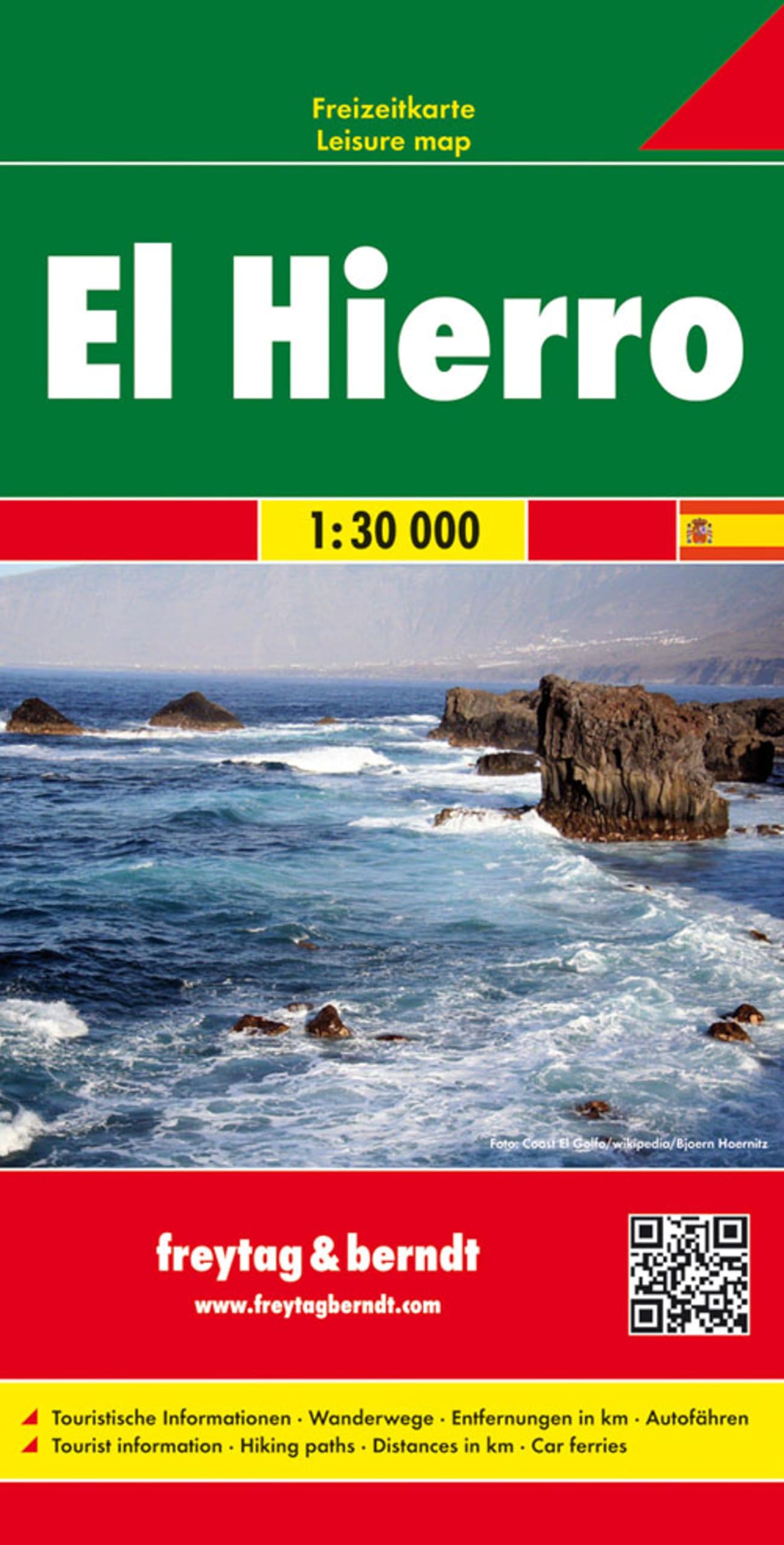 El Hierro f&b: Toeristische wegenkaart 1:30 000