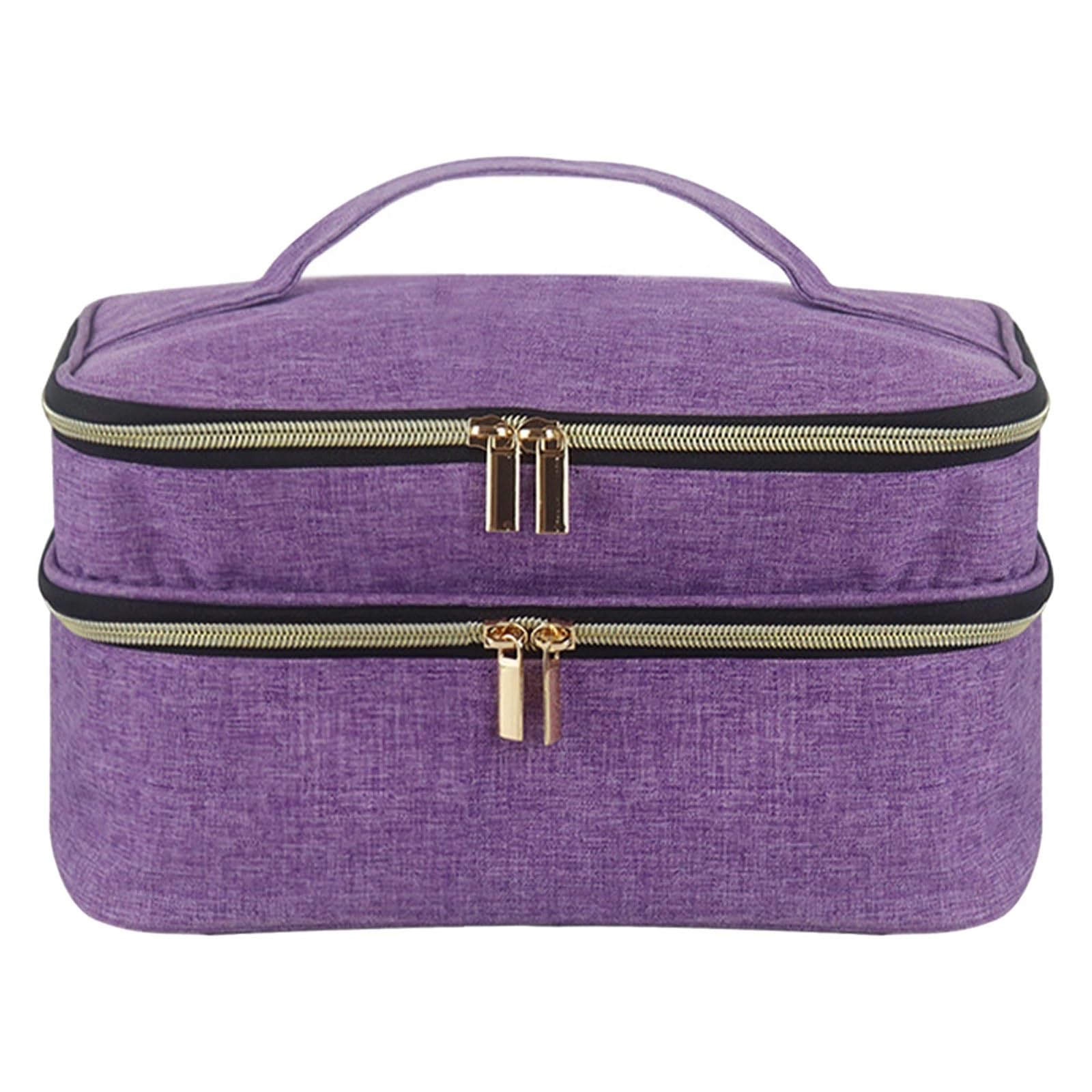 Sewing Supplies Organizer Bag Double Layer Box Accessories Storage Basket Travel for Home