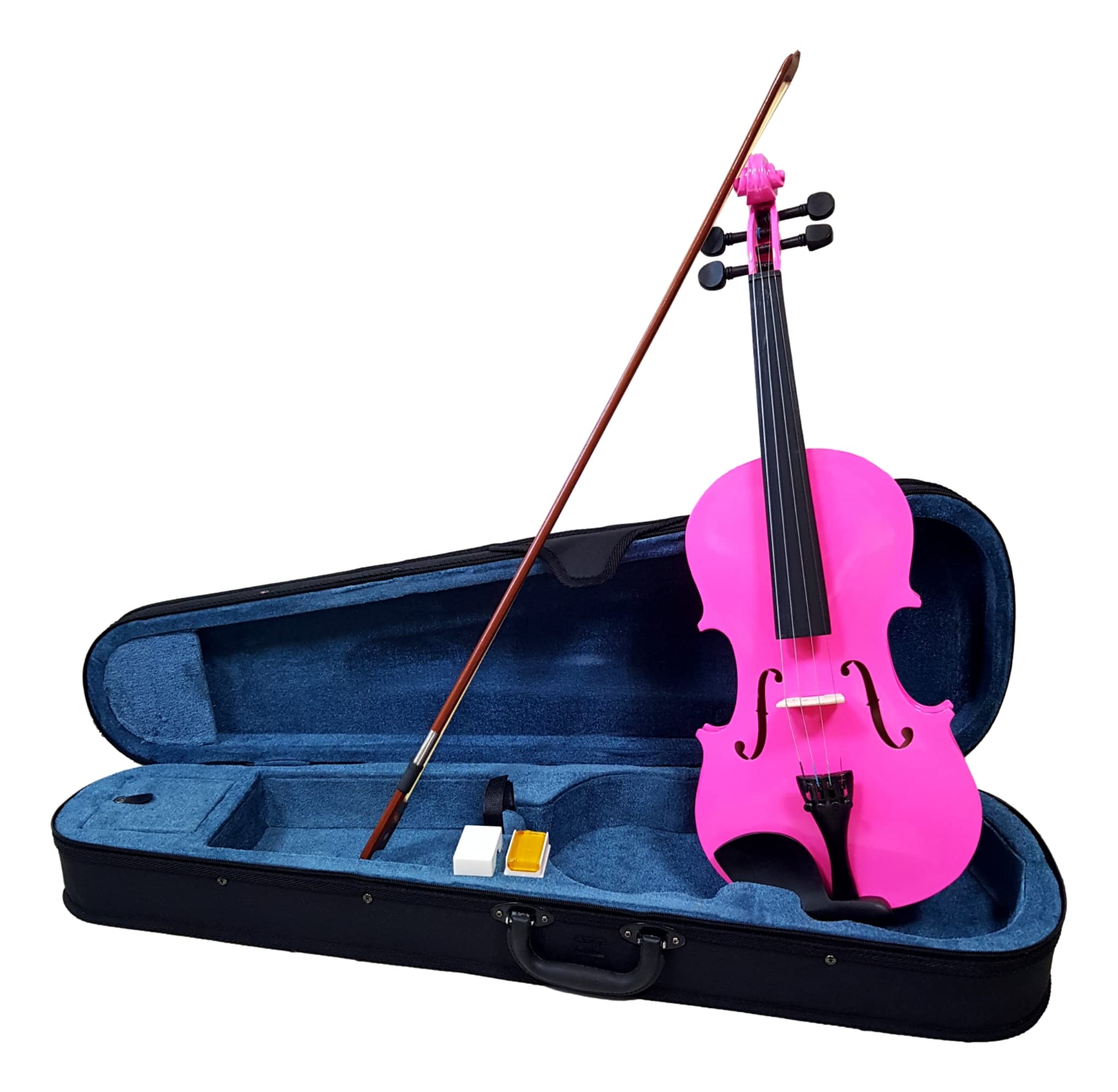 Full Size Violin with Hardcase, Rosin And Bow (Pink)
