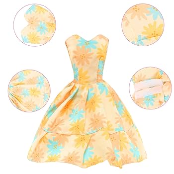 Amazon.co.jp: Barwawa 人形用服 30cmドール用服 人形用ドレス