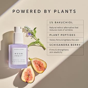 HERBIVORE Wrinkle-Fighting Regimen | Moon Fruit + Phoenix Oil, 2 Fl Oz