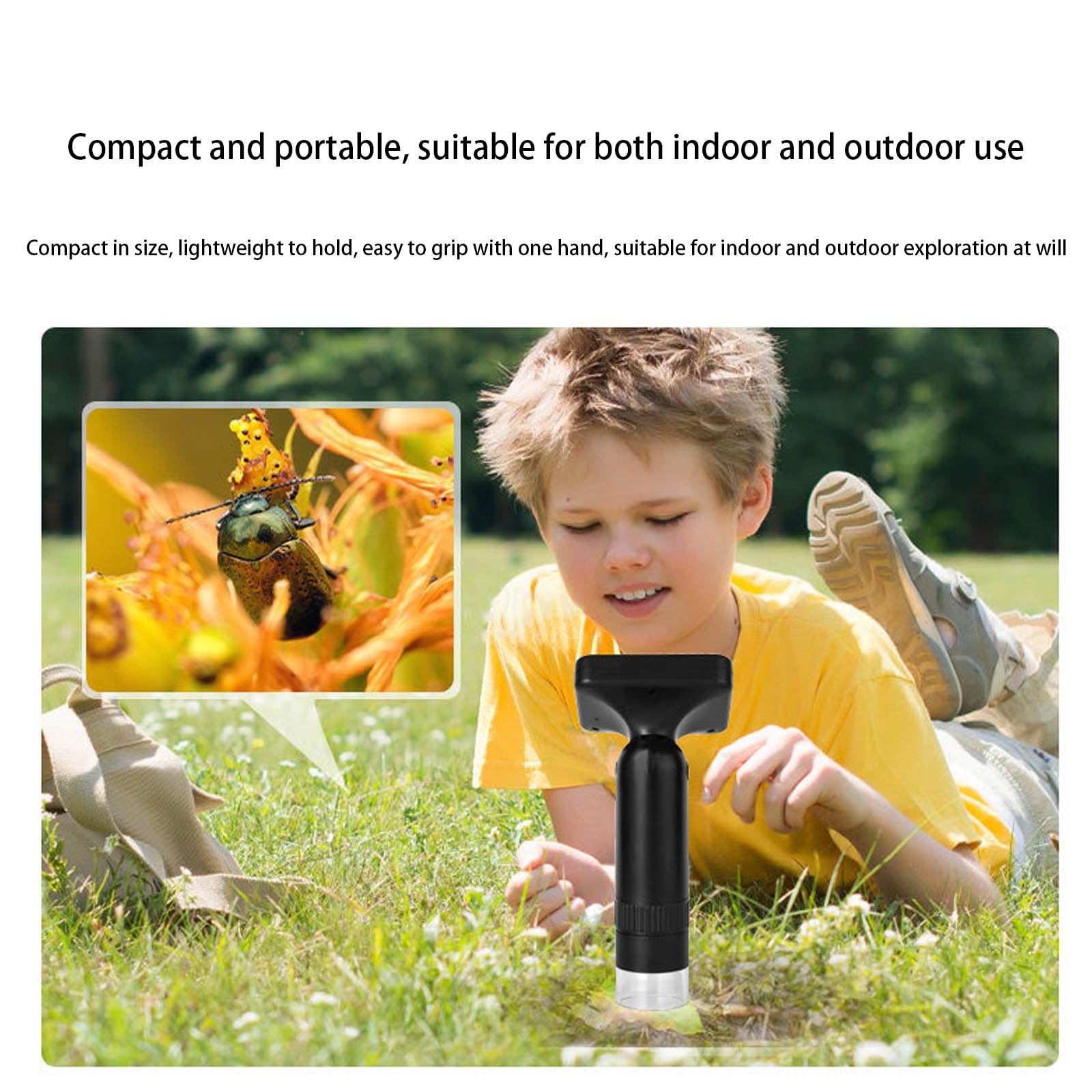 Instrument rechargeable transportable avec réflexion détaillée, double modes LED, capacité de mise en miroir d'écran pour apprenants, scientifiques, instrument LED modifiable