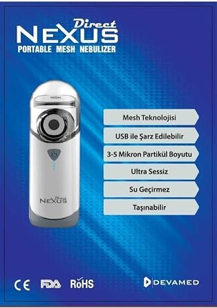 Direct Nexus Nexus Portable Mesh Nebulizer Charged Very Light Super Quiet