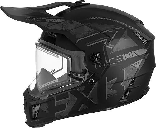 Miniatura 3 de FXR - Casco Clutch-X Evo con escudo eléctrico - Negro sigilo M
