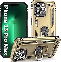 Vista 12 de ADDIT Funda para iPhone 13 Mini iPhone 13 Mini, con soporte de anillo, soporte magnético para automóvil, grado militar, resistente, para iPhone 13