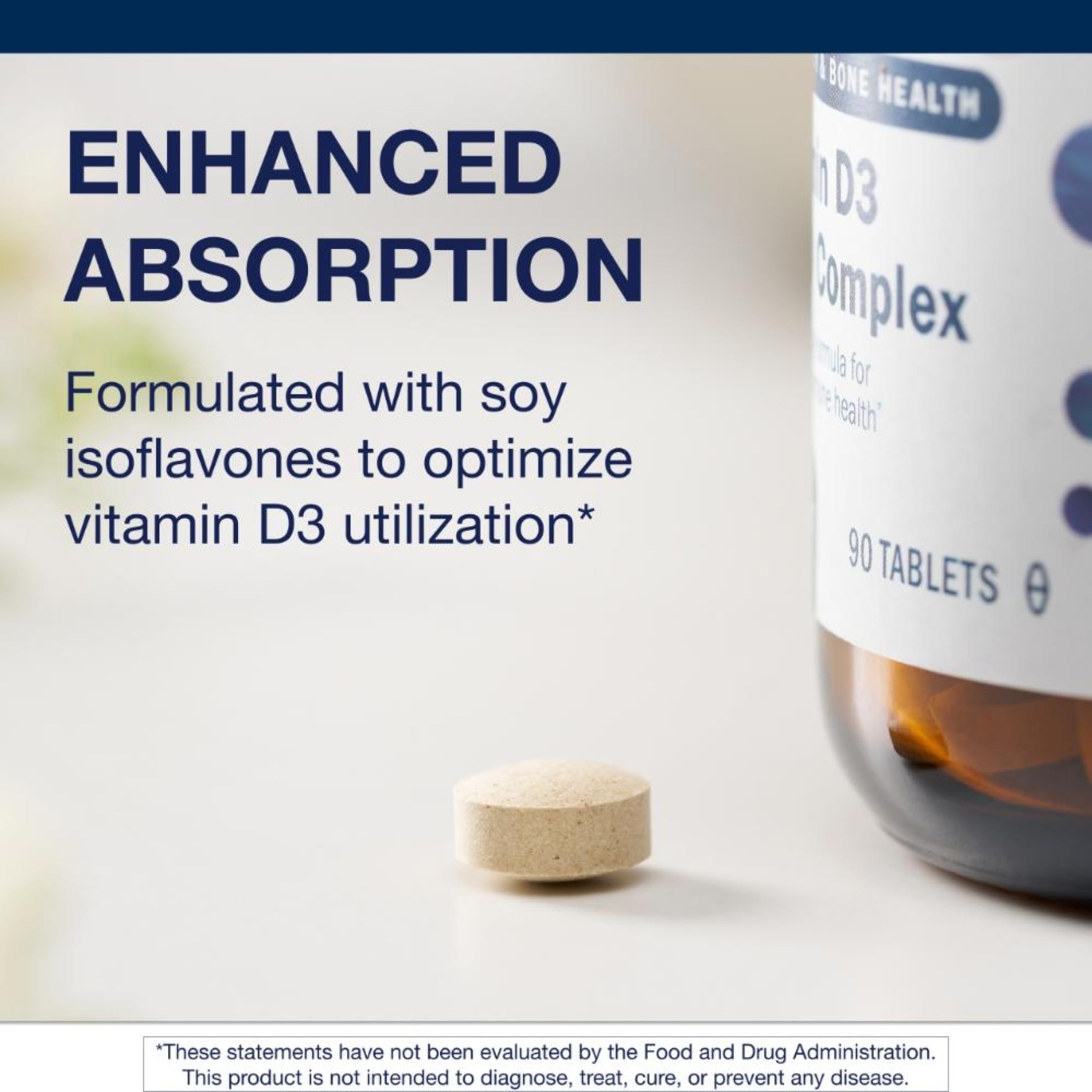 Metagenics Vitamin D3 2000 IU with Isoflavones Bone Health, 90 Tablets — Amazon image 3