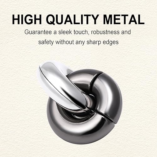 Miniatura 49 de Juego de rompecabezas de metal y madera de 16 piezas, rompecabezas de lógica y anillo desafiantes para adultos, regalo entretenido y reflexivo para