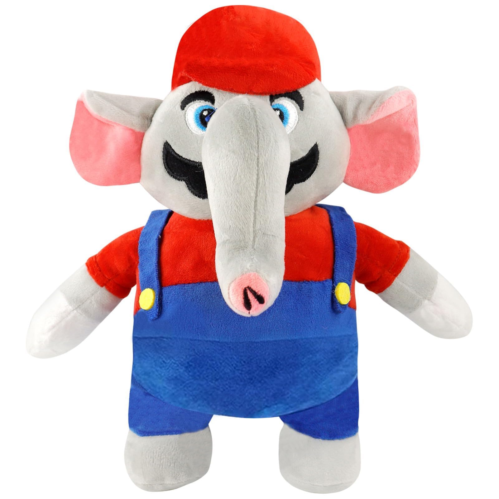 oosheon NOOLUSI Elephant Plush Toy, Cartoon Elephant Plush Doll Toy, Cartoon Animation Plush Toy, Elephant Plush Toy, Cuddly Toy, Soft Elephant, Birthday Gifts for Children