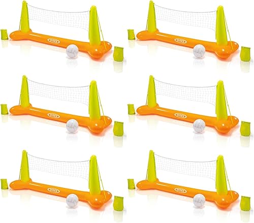 Miniatura 9 de Intex 56508EP - Juego de voleibol de piscina inflable flotante, Verde