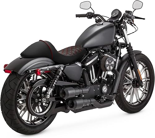 Miniatura 5 de TCT-MOTORPARTS Asiento de conductor y pasajero de 2 asientos para Harley Sportster Iron XL883 XL1200 Forty Eight Seventy Two Roadster Custom