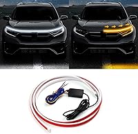 Vista 14 de Tira de luz LED cortable para debajo del capó, tira de luz LED para motor automotriz, guía de luz de giro, decorativa, impermeable, IP66, accesorios