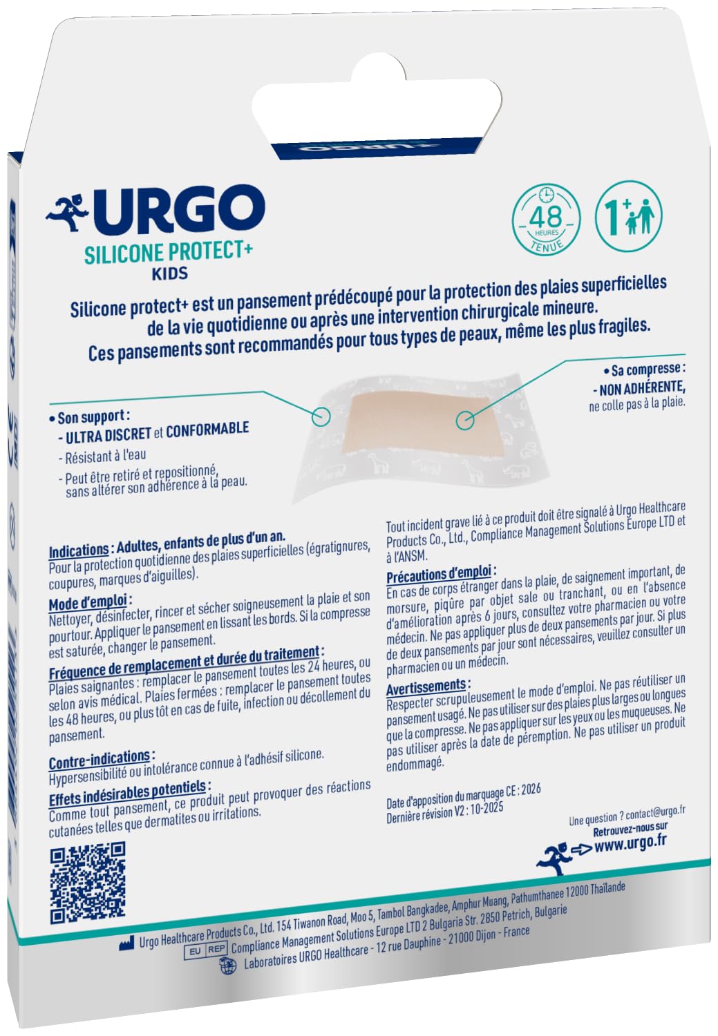 URGO - Pansements SILICONE - 2