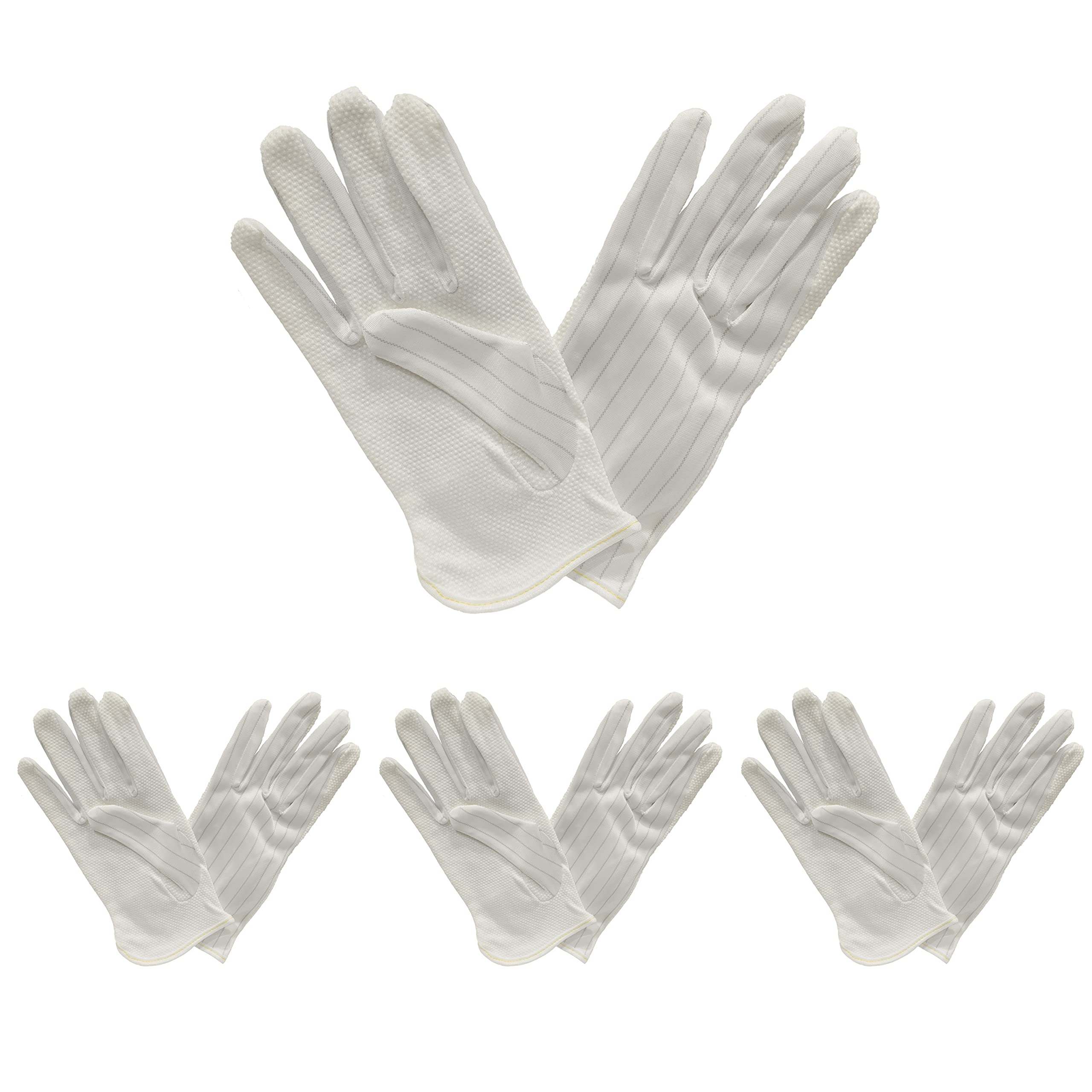 3 works Gloves, Multipurpose Gloves, Non-Slip Gloves with 4 Stitching Fingers and 3 Veins, Ergonomic Gloves - Image 3