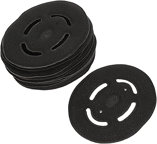 LIFKICH 10pcs Helmet Headband Hard Hat Liner Hard Hat Sweatband Universal Caps Insert Cooling Pad Pad Hardhat Hats for Men Safety Caps Insert Man Detachable Lining Sponge Black