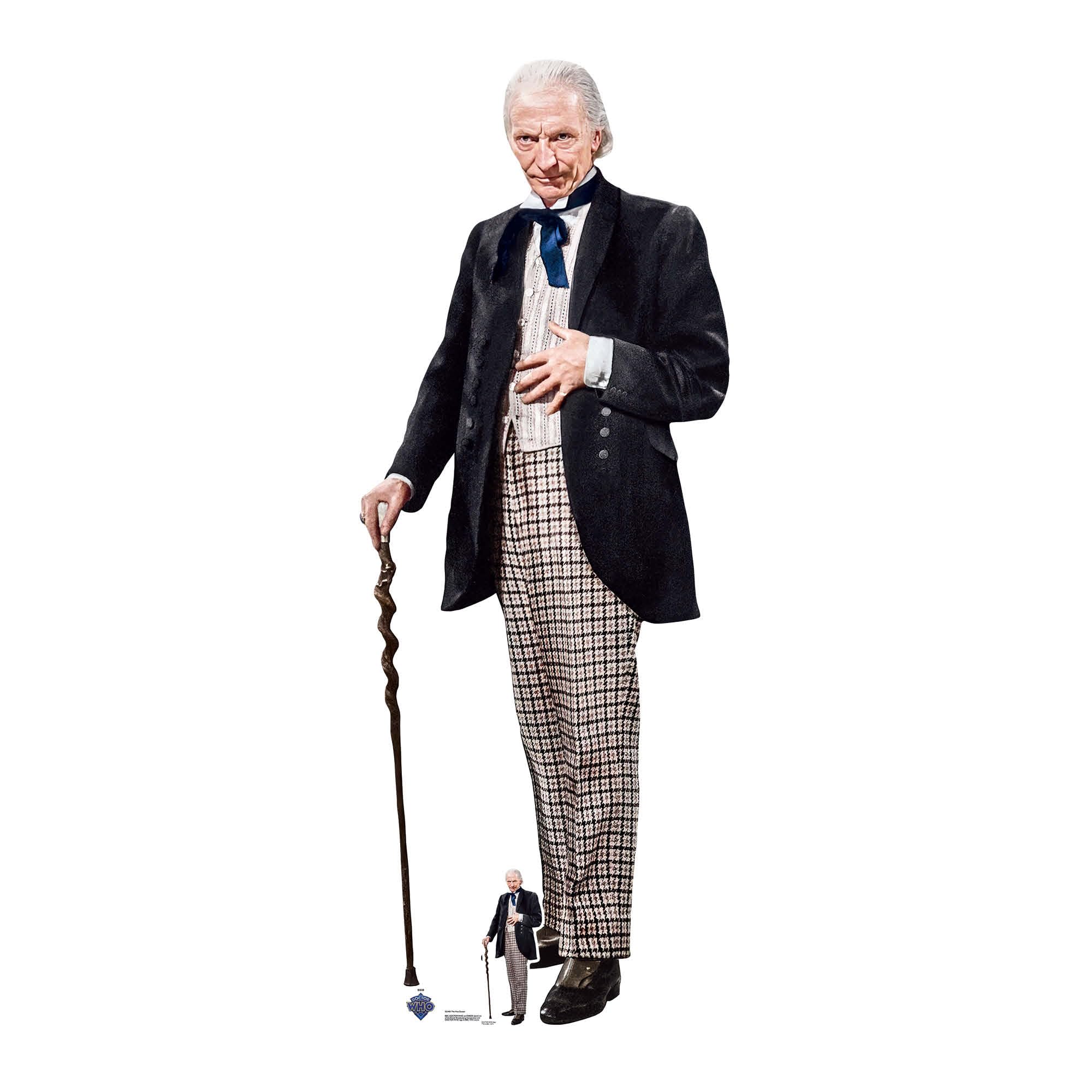 Star Cutouts SC4401 Doctor Who First Doctor William Hartnell Lifesize Cardboard Cutout – Original Doctor Display for Serious Collectors