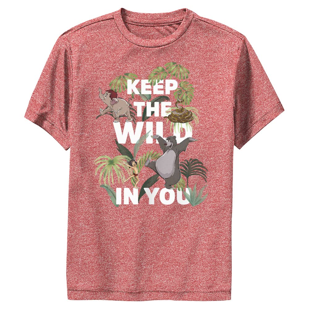 Disney Boys Jungle Book Keep The Wild - Dsjb00qgsc chłopięca koszulka z krótkim rękawem