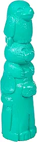 Pet Games Mordedor 2 Em 1 - Super Resistente + Removedor De Tártaro Para Cães De Pequeno Porte – Totem Nylon P Verde Água