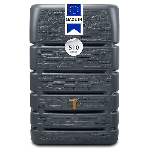 4rain Slim Stone Decor Recuperateur d Eau de Pluie 510