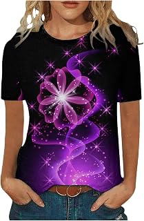 T Shirts for Women V Neck Casual V-Neck Solid Color Top Short Sleeve Casual T Shirts Elegant Short Sleeve Tops Loose Fit Tunic Top Oversized Soft Comfy Tee Shirt