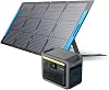 Anker Solix C1000 Portable Power Station & Solix PS200 Portable Solar Panel 1056Wh Set, 58-Minute Fast Charging, Rated 1500W, Long Life, Compact, Expandable Battery Compatible Sold Separately