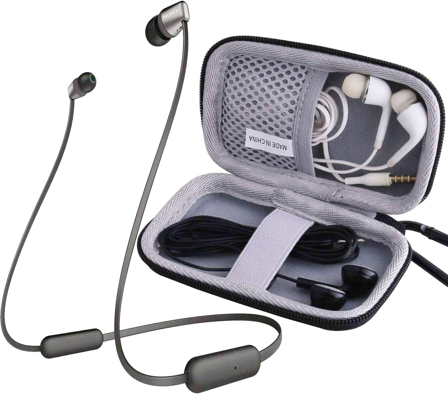 WERJIA Hard EVA Travel Case for Sony Wi-Xb400/Wi-C200/ WI-C310 Wireless in-Ear Headphones. Earphone Carrying Case MP3 Player Case Headphone Small Storage Pouch WERJIA Hard EVA Travel Case for Sony Wi-Xb400/Wi-C200/ WI-C310 Wireless in-Ear Headphones. Earphone Carrying Case MP3 Player Case Headphone Small Storage Pouch