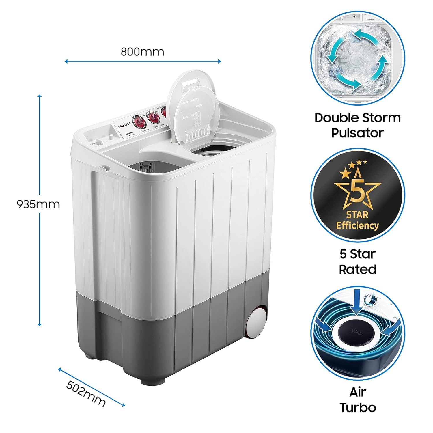 10 Best Semi Automatic Washing Machine In India 2024 TrueBuddy