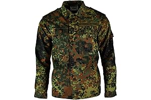 Original German Army Jacket: Unbeatable Flecktarn Camouflage for Tactical Operations