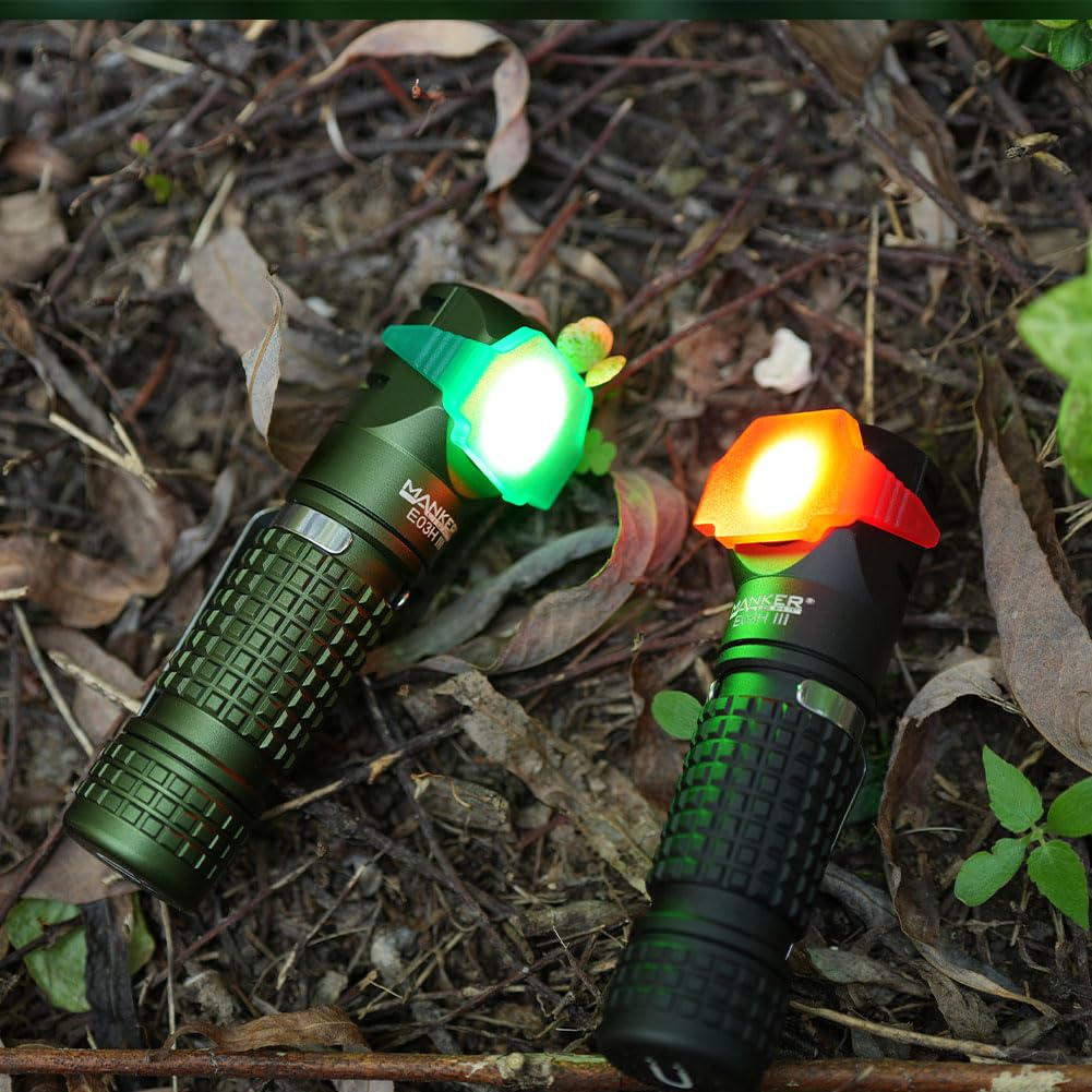 Manker E03H III Pocket Flashlight & Headlamp - 800 Lumen, 519A-V1 4000K High CRI LED, IP68 Waterproof, Magnetic Tail - View #8