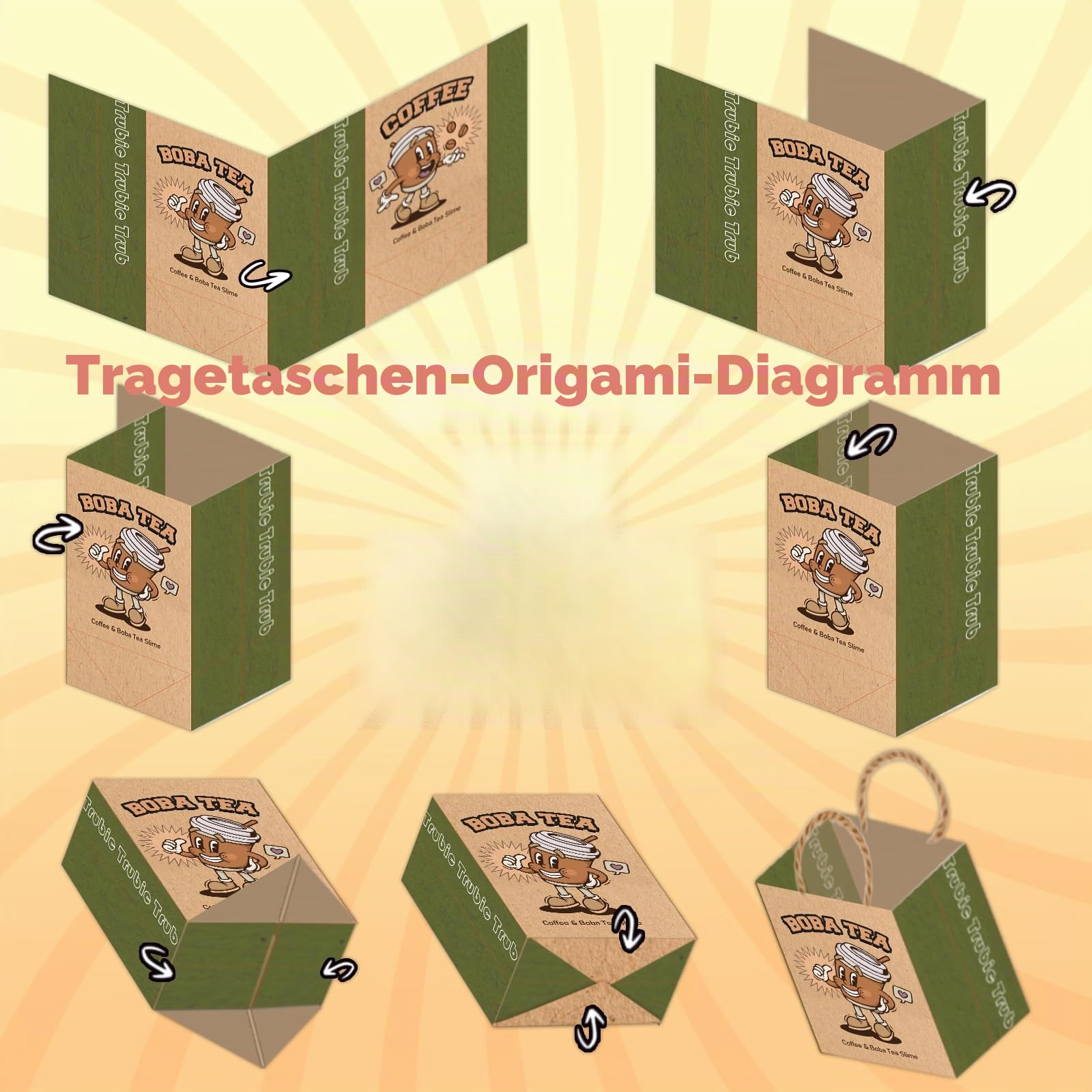 Miniatur DIY Bubble Tea Slime Schleim Selber Machen Set,Slime Charms Bastelset für Schleim Kinder Geschenk Mädchen 6 7 9,Sensorik Spielzeug Mitgebsel Kindergeburtstag,Weihnachten Geburtstag Toy
